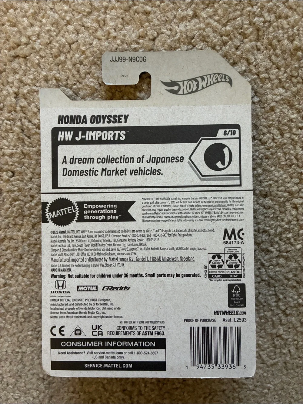 Mattel new original